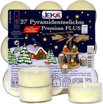 Pyramidenteelichter Premium PLUS (27 Stück)